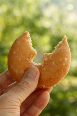 Bitten donut.