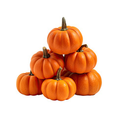 Pumpkin whole fruits transparent background
