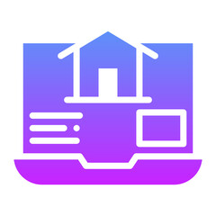 Buy House Online Icon