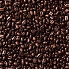 Fototapeta premium coffee beans background. AI generated illustration