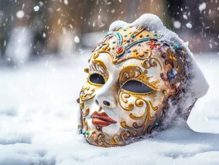 Gordijnen winter carnival © Comofoto