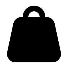 Bag packaging icon symbol vector image. Illustration of the handbag merchandise design image