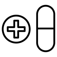 Fototapeta premium sleeping pills line