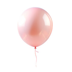 Balloon on transparent background, white background, isolated, icon material, vector illustration