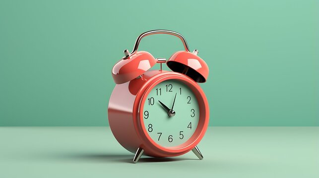 A red retro snatcher watch, AI generated