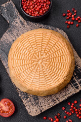 Delicious hard craft cheese made from cow or goat milk