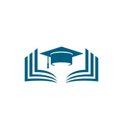 Law logo designs. University and academy vector logo, icon for high school education graduates. Vector Logo Template