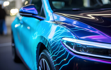 Electric car with generative AI design