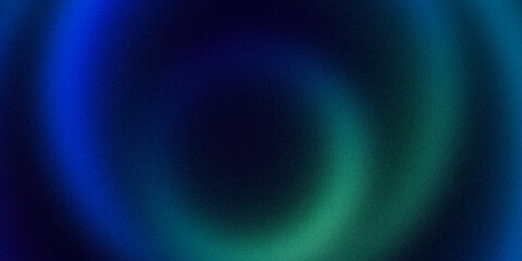 The epicenter of the hurricane. Mysterious blue green turquoise grainy background for website banner. Desktop design. A large, wide template, pattern. Color gradient, ombre, blur. Сolorful mix, bright