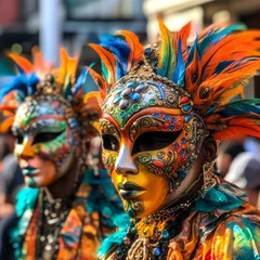 Gardinen streetcarnival © Comofoto