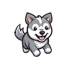 illustration of cartoon dog