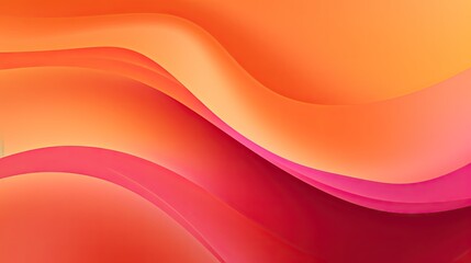Fototapeta premium Blend pink with orange background. Suitable for cosmetic products. Luxurious and smooth impression.