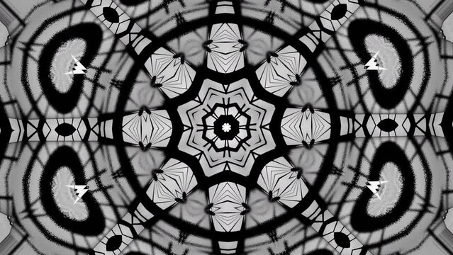 4K neon futuristic concert stage wall loop background