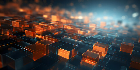 Obraz premium abstract orange background