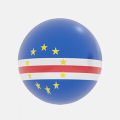 Cape Verde flag icon or symbols