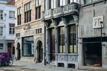  Antwerp, Belgium - October 22, 2023: Historic center of Antwerp and beautiful Flemish architecture © Andrei Antipov