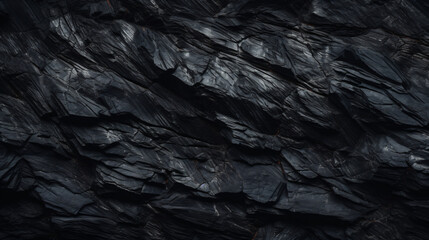 Dark and black rock texture