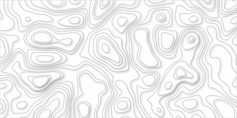 Topographic map in contour line light topographic topo contour map and ocean topographic line map with curvy wave isolines vector and Topographic map background concept.