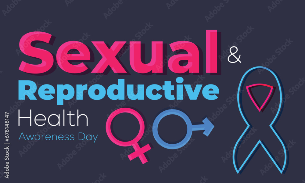 Wall mural sexual and reproductive health awareness day. background, banner, card, poster, template. Vector illustration.