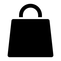 Bag packaging icon symbol vector image. Illustration of the handbag merchandise design image