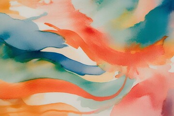 Abstract watercolor strokes background, abstract watercolor strokes, Colorful abstract watercolor strokes