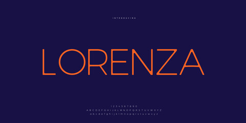 Elegant Font Uppercase Lowercase and Number. Classic Lettering Minimal Fashion Designs. Typography modern san Sanserif fonts regular decorative vintage concept. vector illustration