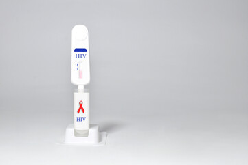 Express test for detection of HIV, AIDS. Oral rapid test for detecting HIV antibodies