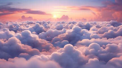 Summer sunset sky cloud gradient light background. Beauty clear cloudy in sunshine calm bright winter air bacground. Gloomy vivid cyan landscape in environment day horizon skyline view spring wind