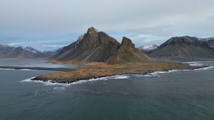 Landscape Iceland Mountain Ice Ocean