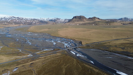 Landscape Iceland Mountain Ice Ocean