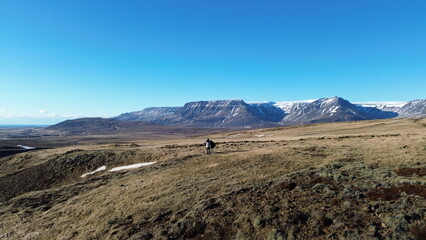Landscape Iceland Mountain Ice Ocean