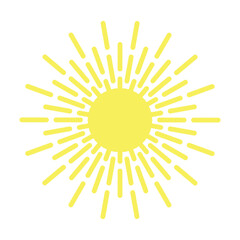 sunburst line and sunburst effect vector design