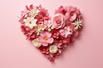 Heart-shaped Floral Arrangement for Mother's Day
