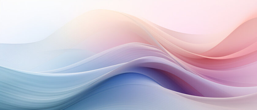 Abstract pc desktop background with soft waves