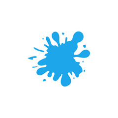 blue vector illustration water splash