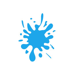 Fototapeta premium blue vector illustration water splash