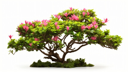 Fototapeta na wymiar Tropical plant flower bush tree