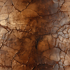 Seamless cracked brown and beige leather texture background,ai design