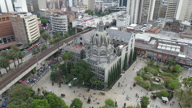 Park of Medellin (Rafael Uribe) in Colombia