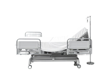 Hospital Bed on Transparent Background, PNG, Generative Ai