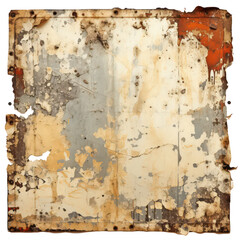 Transparent png - vintage watercolor frame with copy space clipart, ai generative