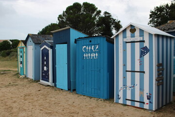 Les cabanes bleues