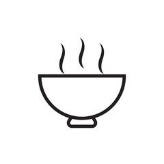food bowl icon vector illustration eps