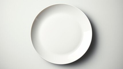 White plate