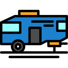 Parked RV Icon