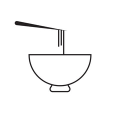 food bowl icon vector illustration eps