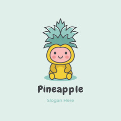 Baby Pineapple logo, baby store and baby shop