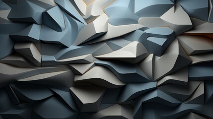 Hintergrund Textur aus grauen und blauen geometrischen Linien und Erhebungen