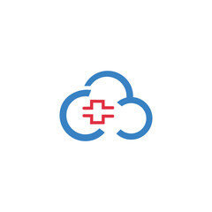 Obraz premium Cloud Logo Modern