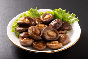 椎茸のバター醤油焼き